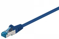 Patchcordy - Warsztatowski Kabel LAN Patchcord CAT 6A S/FTP niebieski 15m KLANCAT6A1500N - miniaturka - grafika 1