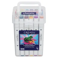 Kredki, ołówki, pastele i pisaki - Zestaw markerów, Creadu, dwustronne 24 sztuki - miniaturka - grafika 1