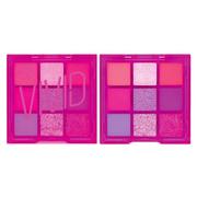 Cienie do powiek - W7 Vivid Fluorescent & Fabulous Pressed Pigments Paleta Cieni Do Powiek Punchy Pink - miniaturka - grafika 1