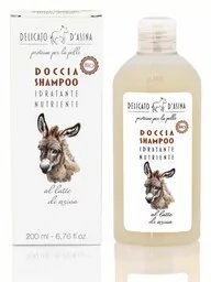 Organiczny Szampon i Żel pod Prysznic na Bazie Oślego Mleka, Delicato d Asina, 200ml - Szampony do włosów Organiczny Szampon i Żel pod Prysznic na Bazie Oślego Mleka, Delicato d Asina, 200ml - Szampony do włosów - miniaturka - grafika 1
