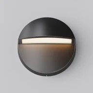 Lampy ogrodowe - Przyschodowa lampa ścienna Mane O046SL-L3B3K Maytoni LED 3W 3000K IP54 czarna - miniaturka - grafika 1