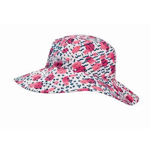 Kapelusik dziecięcy Jack Wolfskin VILLI HAT K pink lemonade all over - S - Czapki dla dzieci - miniaturka - grafika 1