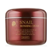 Kremy do twarzy - Jigott Snail Reparing Cream, Krem do twarzy, 100ml - miniaturka - grafika 1