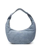 Torebki damskie - Calvin Klein Torebka Denim Soft Crescent Sm LV04F3207G Niebieski - miniaturka - grafika 1