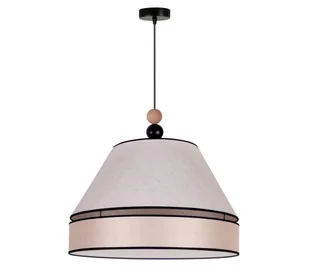 Duolla - Żyrandol na lince AVIGNON 1xE27/15W/230V śr. 60 cm beżowy - Lampy sufitowe - miniaturka - grafika 1