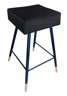 Hoker krzesło barowe Max podstawa czarna/złota MG19 - Taborety i hokery Hoker krzesło barowe Max podstawa czarna/złota MG19 - Taborety i hokery - miniaturka - grafika 1