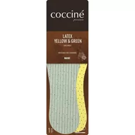 Akcesoria obuwnicze - Wkładki do butów latex yellow&green coccine 43-44 - miniaturka - grafika 1