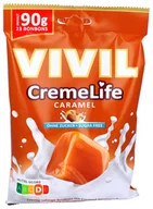 Cukierki - Vivil, cukierki bez cukru, karmelowe Caramel Cremelife, 90g - miniaturka - grafika 1