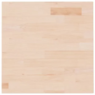 Kwadratowy blat do stolika, 50x50x2,5 cm, surowe drewno dębowe - Blaty meblowe i parapety okienne - miniaturka - grafika 3