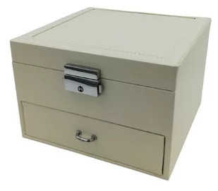 Szkatułka Skrzyneczka pudełko na biżuterię drobiazgi zegarek kuferek etui organizer - Pudełka i szkatułki - miniaturka - grafika 1
