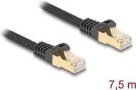 Kable miedziane - DeLOCK 80321 Kabel sieciowy czarny 7,5 m Cat6a S/FTP (S-STP) (80321) - miniaturka - grafika 1