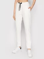 Spodnie sportowe damskie - Liu Jo Sport Spodnie dresowe TA2188 F0090 Biały Regular Fit - miniaturka - grafika 1