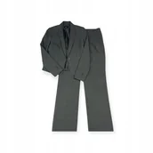 Marynarki i żakiety damskie - Elegancki garnitur damski spodnie marynarka G2OOO - miniaturka - grafika 1