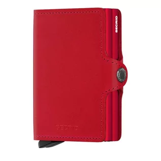 Portfele - Portfel kieszonkowy RFID Secrid twinwallet Original - red / red - grafika 1