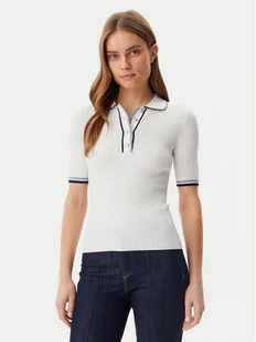 Guess Bluzka W5GR37 Z3L10 Biały Regular Fit - Bluzki damskie - miniaturka - grafika 1