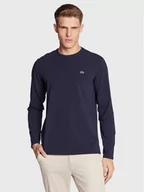 Bluzy męskie - Lacoste Longsleeve TH0990 Granatowy Regular Fit - miniaturka - grafika 1