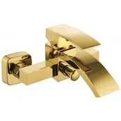 Baterie umywalkowe - Mexen Libra bateria wannowa, złota - miniaturka - grafika 1