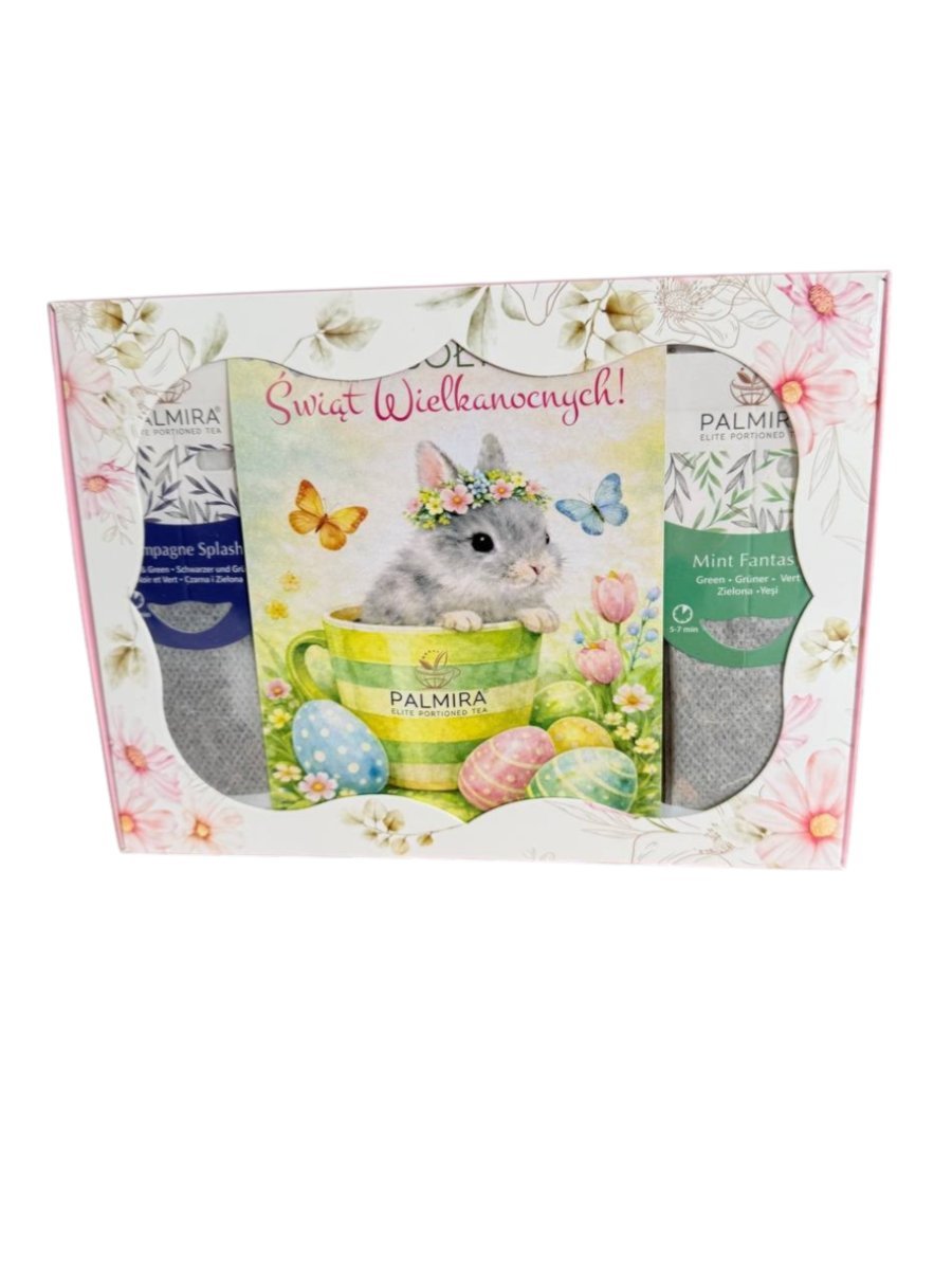 Zestaw prezentowy Wielkanocny herbata PALMIRA – 22 saszetki, prezent, gift