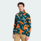 Odzież trekkingowa damska - Bluza Terrex Multi Printed Full-Zip Fleece - miniaturka - grafika 1