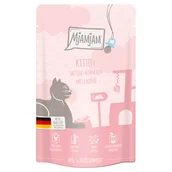 Mokra karma dla kotów - MjAMjAM Quetschie Kitten, 12 x 125 g - Soczysty kurczak z olejem z łososia - miniaturka - grafika 1