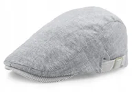 Czapki męskie - KASZKIET Męski Letni Czapka na Podszewce JASNOSZARY Pako Jeans - miniaturka - grafika 1