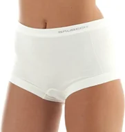 Bielizna sportowa damska - Brubeck Bokserki damskie Comfort Wool białe r.M BX10440 - miniaturka - grafika 1