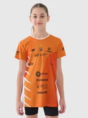 Koszulki dla chłopców - 4F Koszulka meczowa replika domowa z sezonu 2024/25 dziecięca 4F x UNI OPOLE - multikolor 98/104 - miniaturka - grafika 1