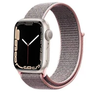 Akcesoria do smartwatchy - Apple Crong Pasek sportowy Crong Nylon Band do Watch 38/40 mm różowy CRG-40NLB-ROSE - miniaturka - grafika 1