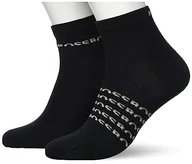 Skarpetki męskie - BOSS Męskie 2P SH Icon Logo CC Short Socks, czarne, 39-42, czarny, 42 EU - miniaturka - grafika 1