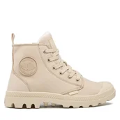 Botki damskie - Trapery Palladium Pampa Hi Zip Wl 95982-217-M Beżowy - miniaturka - grafika 1