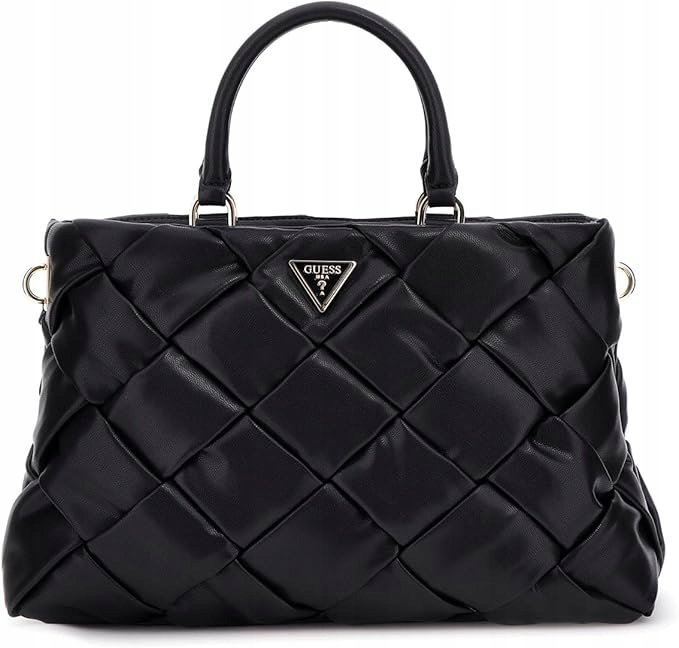 GUESS TOREBKA DAMSKA CZARNA NA ZAMEK Z LOGO 34/23/10 1GŁA