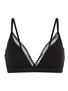 sloggi Stanik damski Kobiety Bawełna czarny jednolity, S - Biustonosze - miniaturka - grafika 1