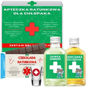 Śmieszny Prezent na Dzień Chłopaka dla Męża Faceta Urodziny - Zestawy upominkowe - miniaturka - grafika 1