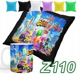 Gadżety dla niej i dla niego - ZESTAW KUBEK +POSZEWKA Z NADRUKIEM PREZENT GRY STUMPLE GUYS +IMIĘ - miniaturka - grafika 1