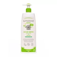 Kosmetyki kąpielowe dla dzieci - Alphanova BEBE Organiczne mleczko z migdałami do mycia niemowląt 500ml - miniaturka - grafika 1