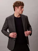 Swetry męskie - Calvin Klein Wełniany sweter w kolorze granatowym - miniaturka - grafika 1