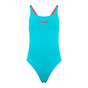 Strój kąpielowy jednoczęściowy damski arena Team Swim Tech Solid niebieski 004763/840 30 - Stroje kąpielowe dla dziewczynek - miniaturka - grafika 1