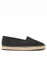 CALVIN KLEIN CZARNE ESPADRYLE MATERIAŁ ZE SZNURKIEM NA PODESZWIE 41 I1C