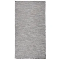 Dywany zewnętrzne - vidaXL Dywan zewnętrzny o płaskim splocie, 80x150 cm, brązowo-czarny - miniaturka - grafika 1