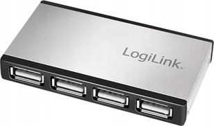HUB USB LogiLink LogiLink USB 2.0 4-port HUB m. Netzteil Alu UA0404 - Huby USB - miniaturka - grafika 1