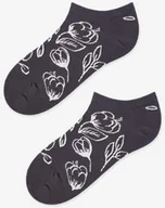 Skarpetki damskie - Stopki damskie bawełniane w kwiatki Footies Flora Marilyn - miniaturka - grafika 1
