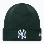 Czapki damskie - Czapka zimowa New Era League Essential New York Yankees dark green/white WYSYŁKA W 24H 30 DNI NA ZWROT - miniaturka - grafika 1