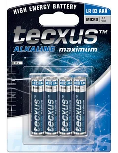 Tecxus AAA LR03 Alkaline baterie jednorazowe 23631 - Baterie i akcesoria - miniaturka - grafika 2
