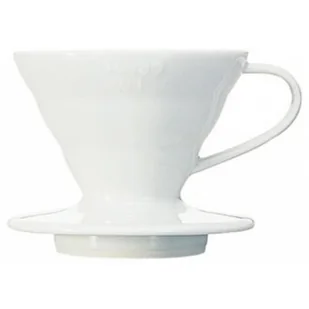 Hario ceramiczny Drip V60-01 biały VDC-01W - Pozostałe akcesoria kuchenne - miniaturka - grafika 1