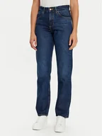 Spodnie damskie - Lee Jeansy Rider Classic 112346335 Granatowy Straight Fit - miniaturka - grafika 1