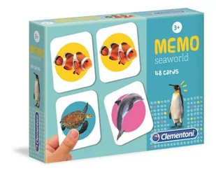 Clementoni Memo Wodny Świat - Gry planszowe - miniaturka - grafika 1
