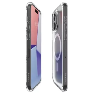 Etui Spigen Ultra Hybrid Mag do MagSafe do iPhone 15 Pro frost clear - Etui i futerały do telefonów - miniaturka - grafika 7