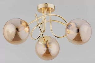 Banko lampa sufitowa 3xE14 złota 62365 - Lampy sufitowe - miniaturka - grafika 1