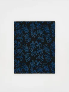 Reserved - Bawełniany komin Sonic - czarny - Apaszki i szaliki damskie - miniaturka - grafika 1