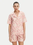 Koszule damskie - Silvian Heach Koszula GPP25440CA Różowy Regular Fit - miniaturka - grafika 1